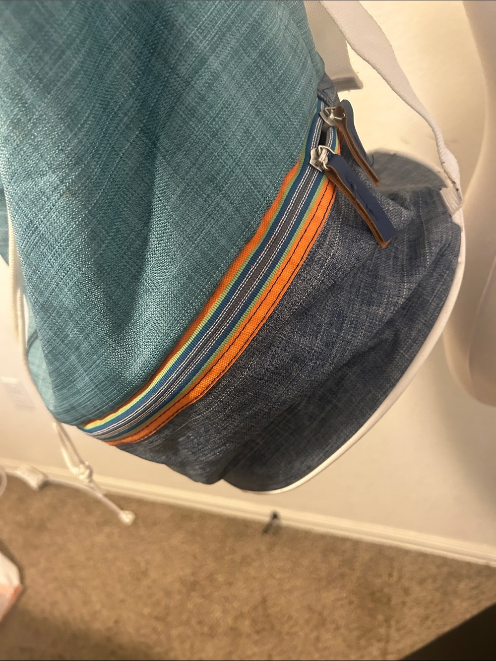 Fitkicks Blue Drawstring Backpack - Picture 4 of 10